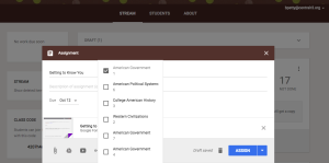 Google Classroom October 2