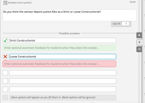 Stile Multiple Choice option