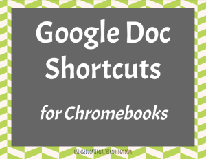 Google Doc Shortcuts