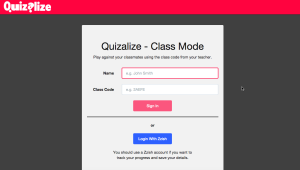 Quizalize Join Class