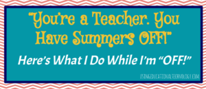 teachers summer