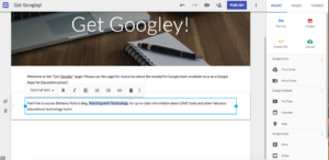 New Google Sites