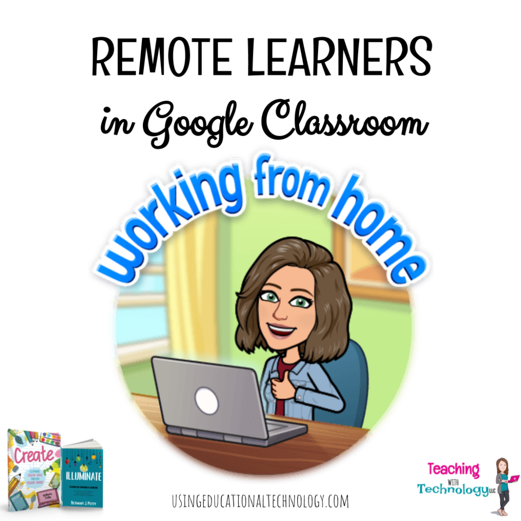 Remote Learning Students in Google Classroom