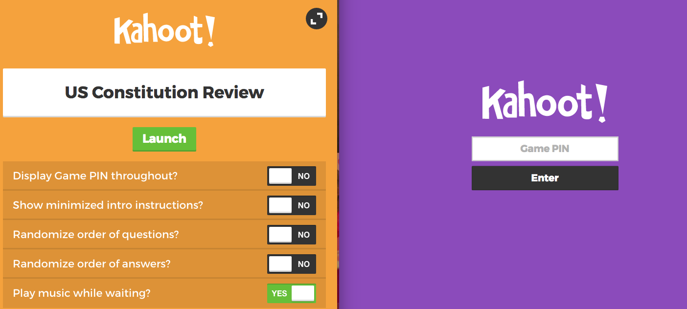 Students Can Play Review Games with Kahoot! Individually