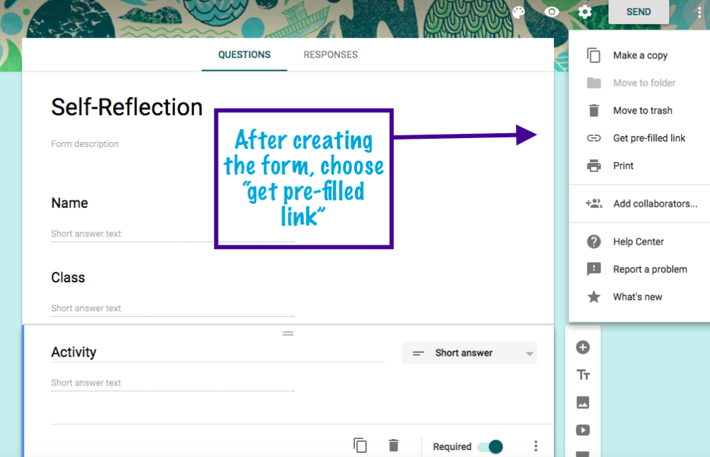 Google Forms Pre Fill A Form For Your Students Google Forms Pre Fill A Form For Your Students