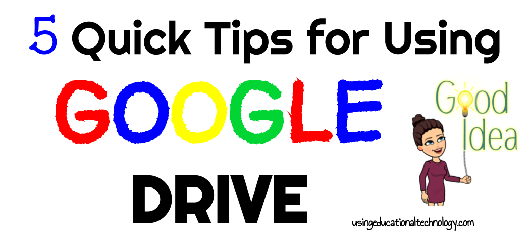 5 Tips for Using Google Drive