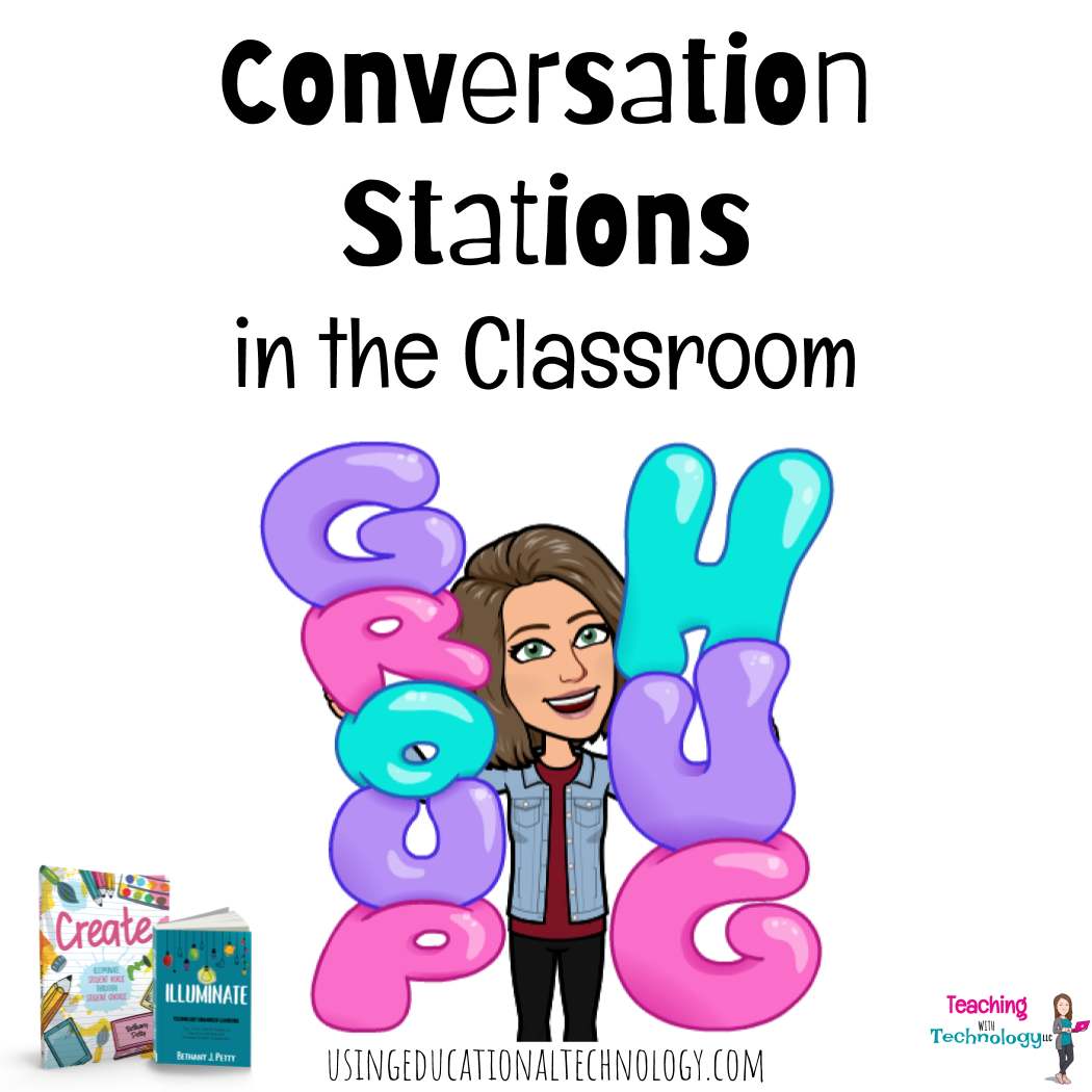 “Conversation Stations” in a High School Class